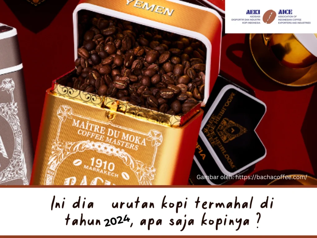 Ini dia 5 urutan kopi termahal di tahun 2024, apa saja kopinya