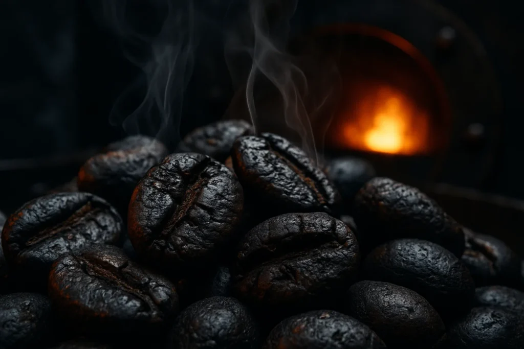 Over Roasting Coffee