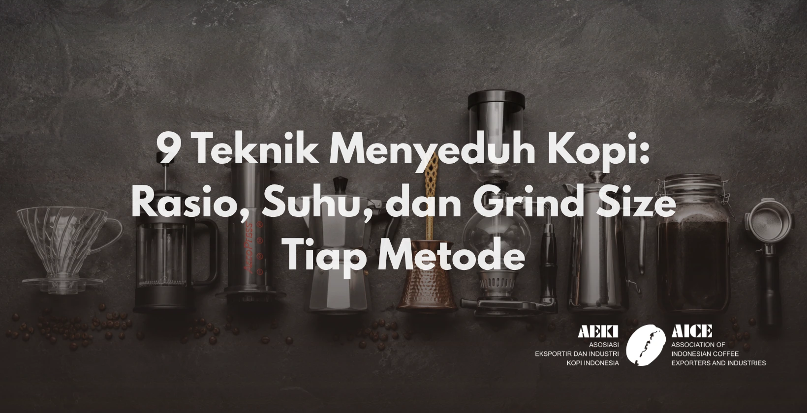 teknik menyeduh kopi
